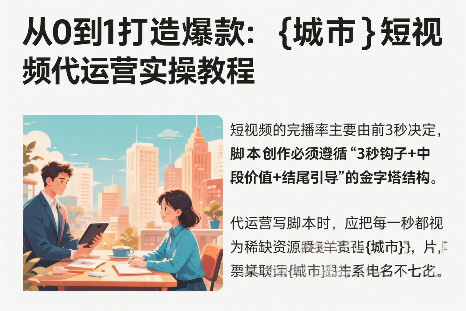 从0到1打造爆款:日喀则短视频代运营实操教程