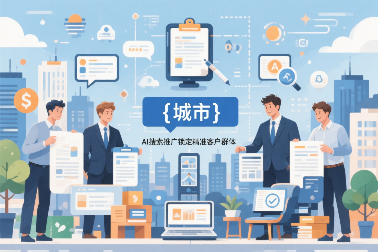 日喀则公司如何用AI搜索推广锁定精准客户群体