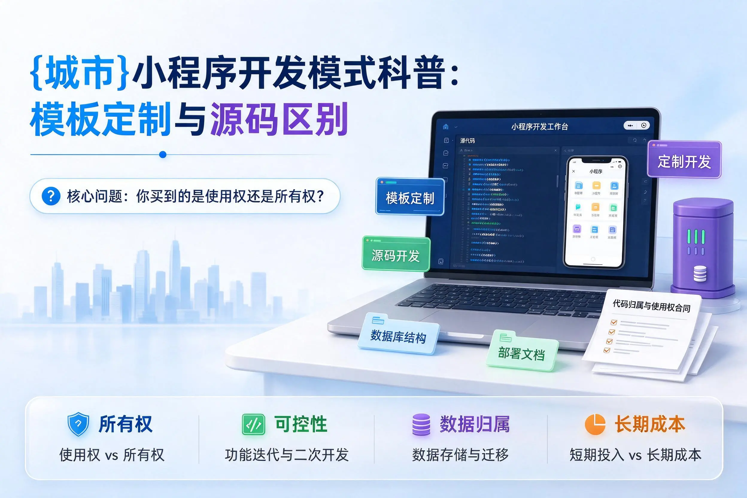 日喀则小程序开发模式科普：模板定制与源码区别