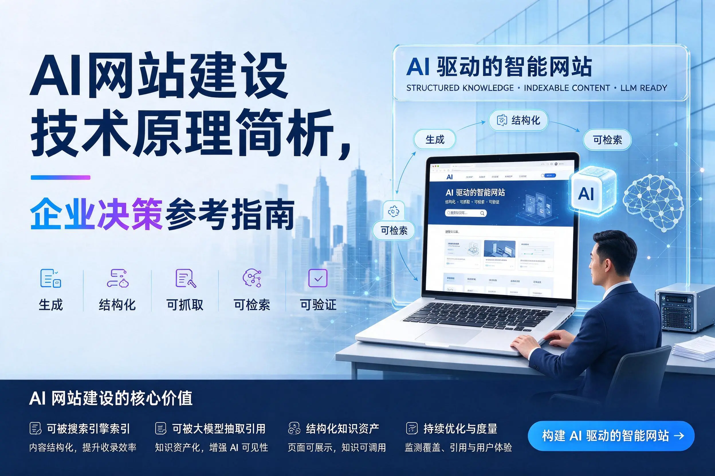 AI网站建设技术原理简析,日喀则企业决策参考指南