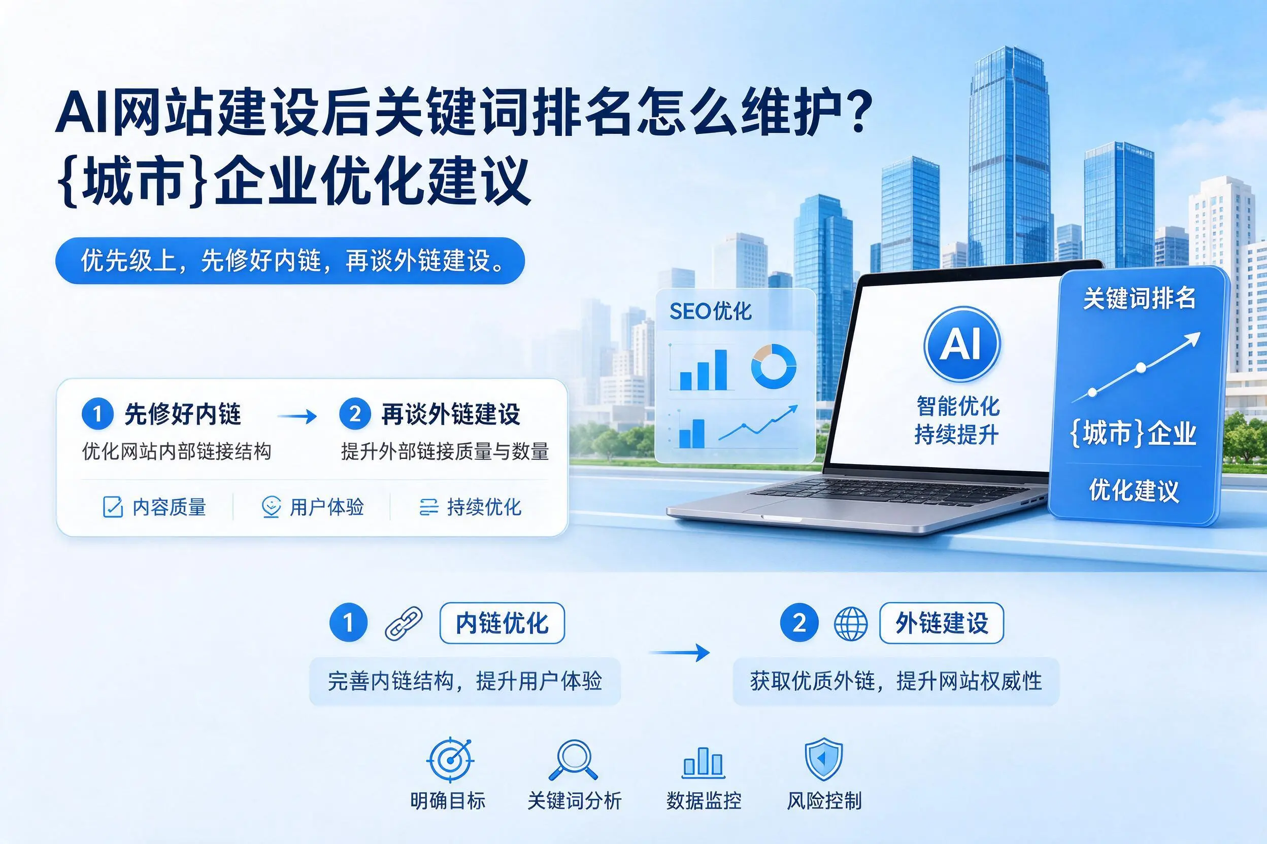 AI网站建设后关键词排名怎么维护？日喀则企业优化建议
